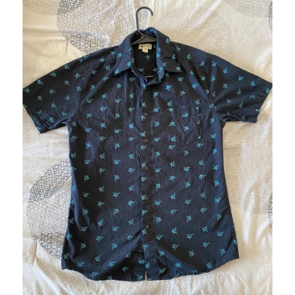 Haggar front button shirt